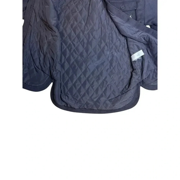 Kangol X H&M Mens Shaket Oversize Shirt Jacket Size XS Charcoal Dark Gray NWOT - Picture 16 of 16